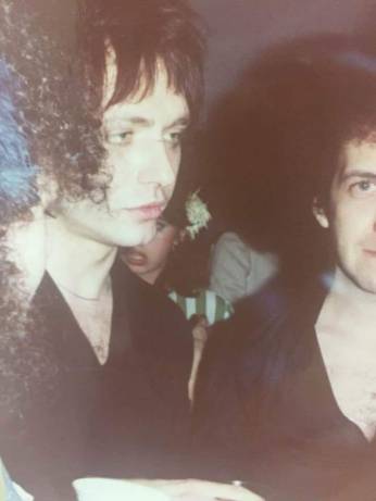 Benjamin Orr at The Marshalls' record release party, 1979. Courtesy of Barry Marshall, shared with permission.